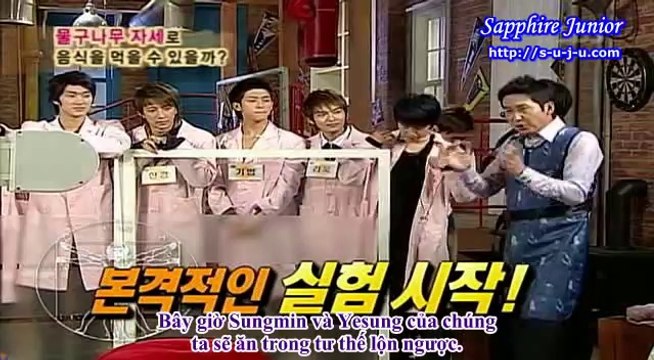 [Vietsub] Exploration of the human body Super Junior Ep 2-1