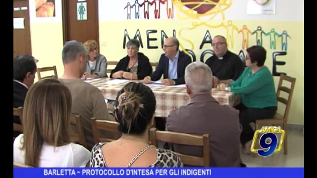 BARLETTA | Protocollo d'intesa per indigenti