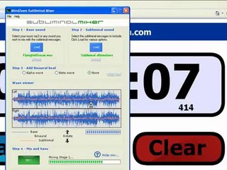 Mindzoom Mixer Subliminale Mix rapido