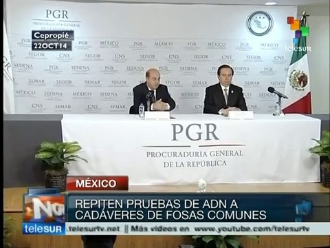 México: repiten pruebas de ADN a cuerpos hallados en fosas de Guerrero