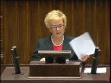 Poseł Izabela Katarzyna Mrzygłocka - Wystąpienie z dnia 21 pa�dziernika 2014 roku.