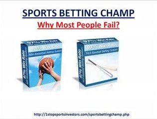 Sports Betting Champ     Why Most People Fail
