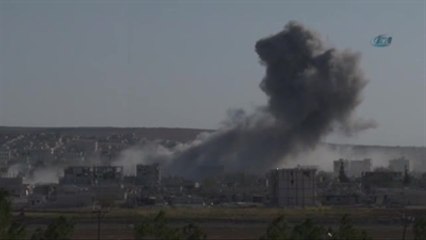 Kobani'den Dumanlar Yükselmeye Devam Ediyor