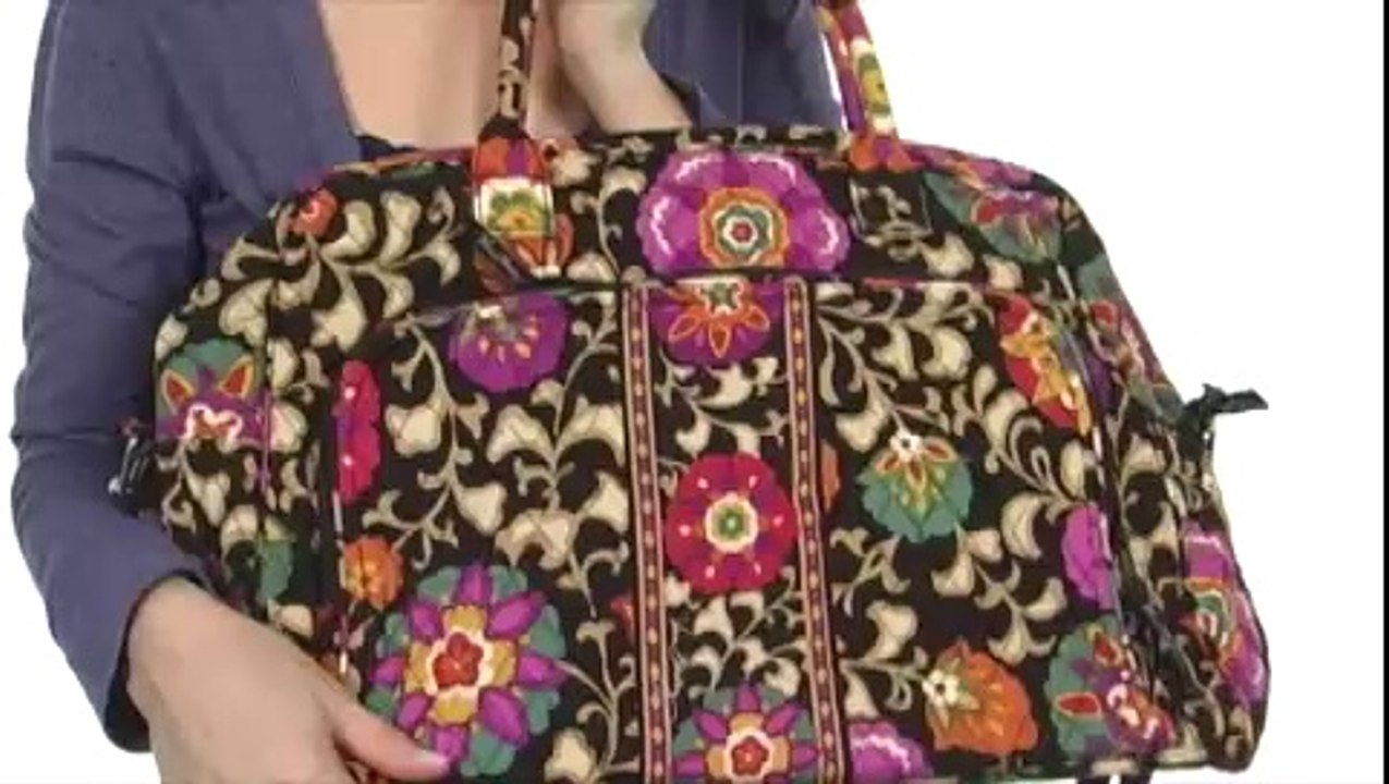 Vera Bradley Luggage Weekender Heather - Robecart.com Free Shipping BOTH Ways