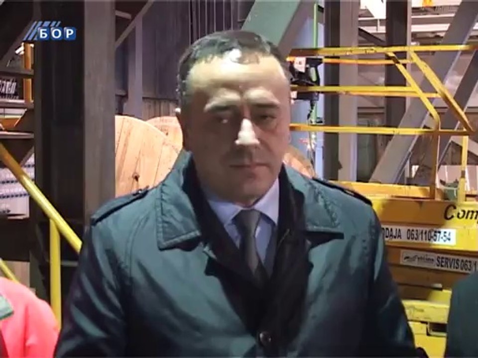 Ministar Aleksandar Antić posetio RTB Bor, 23. oktobar 2014. (RTV Bor)