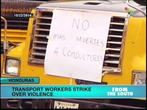 Honduras transport workers strike over violence