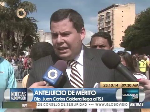 Caldera llega al TSJ para audiencia de antejuicio de mérito