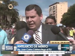 Caldera llega al TSJ para audiencia de antejuicio de mérito