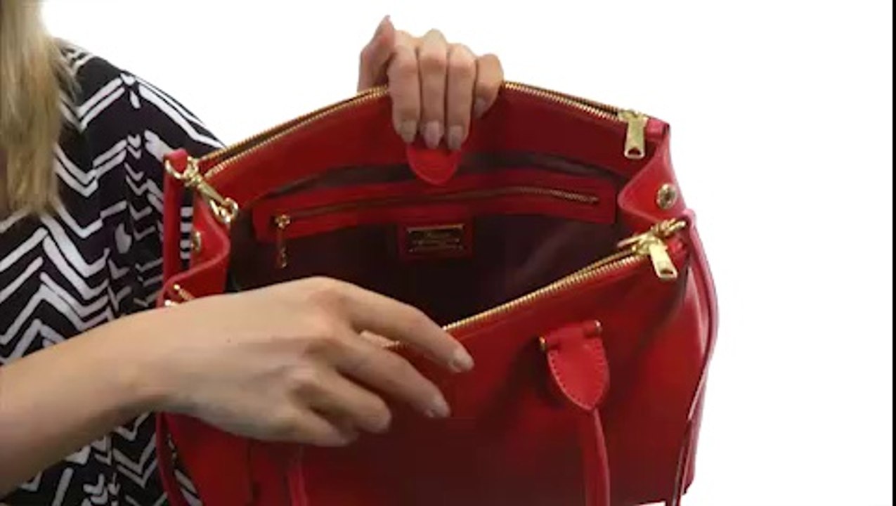 LAUREN by Ralph Lauren Newbury Double Zip Shopper Lauren Tan - Robecart.com Free Shipping BOTH Ways