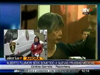 Alberto Fujimori continuará internado y será sometido a pruebas