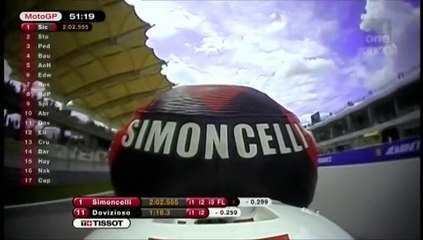 Marco Simoncelli at Sepang 22.10.2011