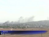 Violents combats à Kobané filmés depuis la Turquie