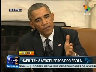 EE.UU. instalará sistema de control en aeropuertos por ébola