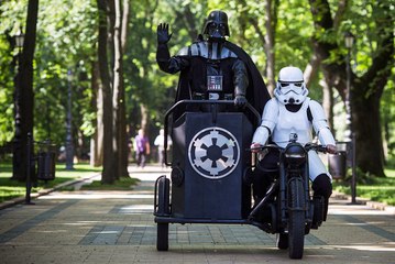 Dark Vador en campagne à Kiev