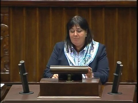 Poseł Ewa Wolak - Wystąpienie z dnia 22 pa�dziernika 2014 roku.