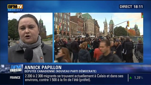 BFM Story: Le Canada sous le choc après la triple fusillade - 23/10