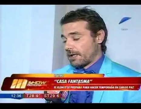 Pedro y elenco Casa Fantasma notas en MShow - 23 de Octubre
