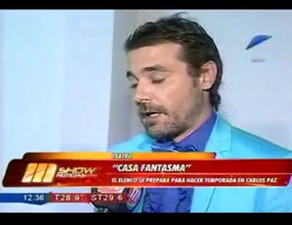 Pedro y elenco Casa Fantasma notas en MShow - 23 de Octubre
