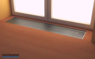 Montazh vodyanykh radiatorov v polu