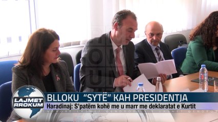 BLLOKU  “SYTË” KAH PRESIDENTJA