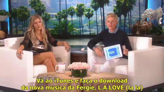 Fergie no programa da Ellen DeGeneres (legendado)