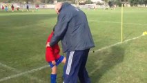 Travail de Contrôle - Passe par Coach Michel lors du stage JSP Toussaint