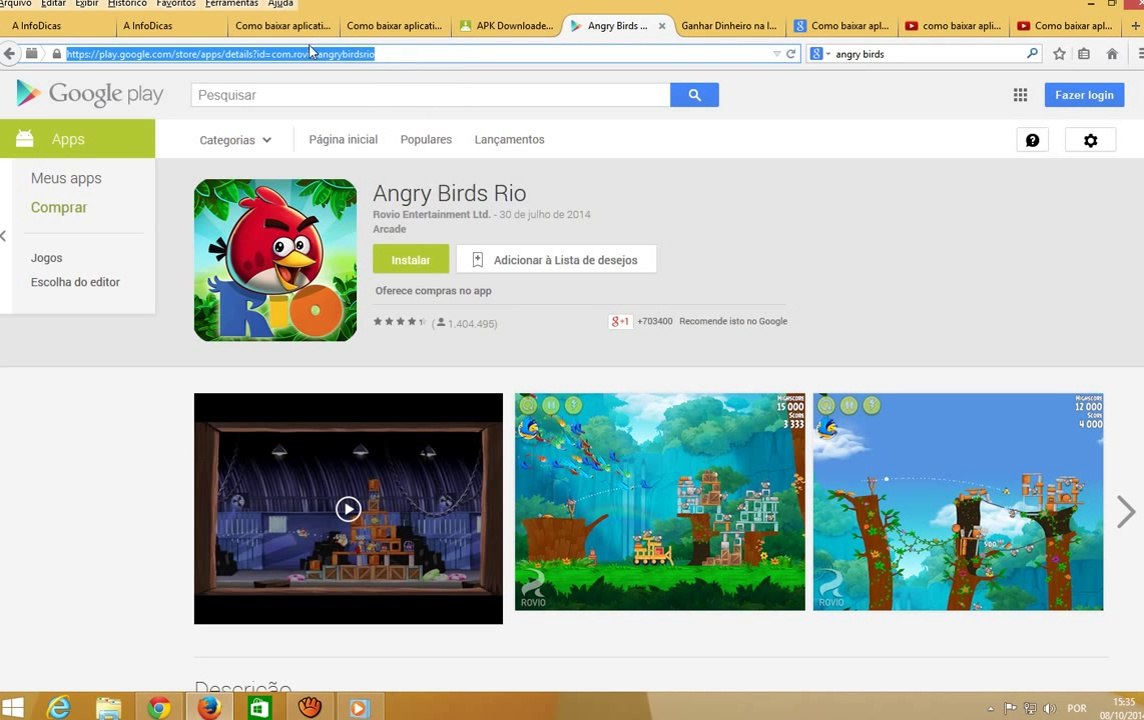 Como baixar aplicativos da Google Play no computador 2014