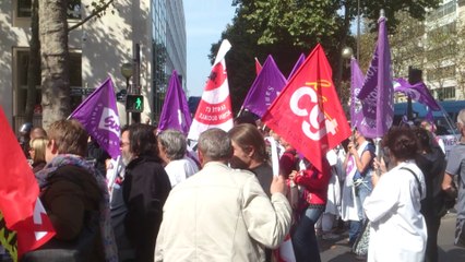 Hôpitaux en lutte ,Paris le 23 09 2014