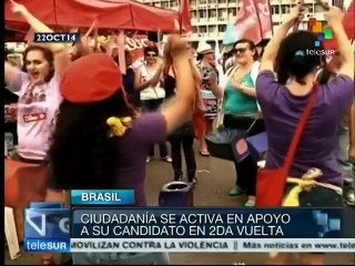 Brasil: a tres días de los comicios, se intensifica el clima electoral