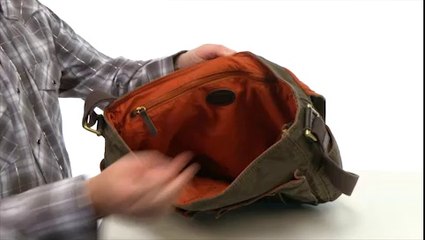 Fossil Estate Casual EW Messenger Khaki - Robecart.com Free Shipping BOTH Ways