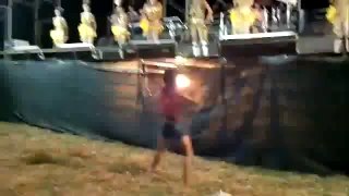 Crazy dance of a drunk girl in Thailand