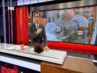 Köprü çıkışında Arabasının üzerine vinç devrildi 30 santimle kurtuldu