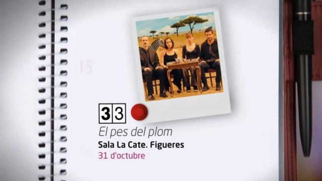 TV3 - 33 recomana - El pes del plom. Sala La Cate. Figueres