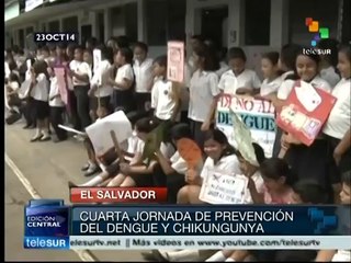 El Salvador realiza jornada de prevención de dengue y chikungunya
