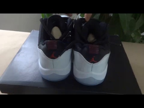 Real Air Jordan 11 Low White Black-Red Shoes Reviews