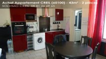A vendre - appartement - CREIL (60100) - 2 pièces - 43m²