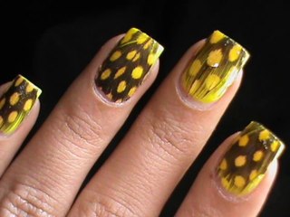Feather Nails - How to do Nail Art  – Easy Nail Designs to do at home