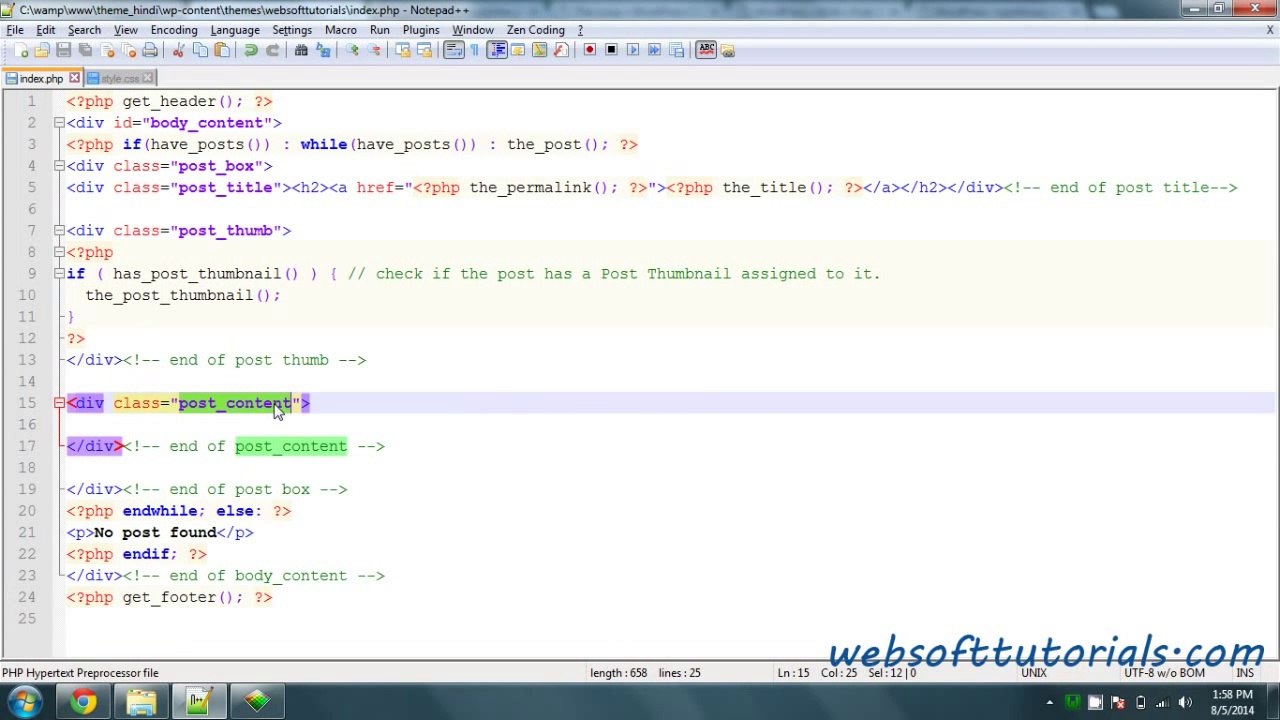 How to create wordpress theme in urdu (Part 4)