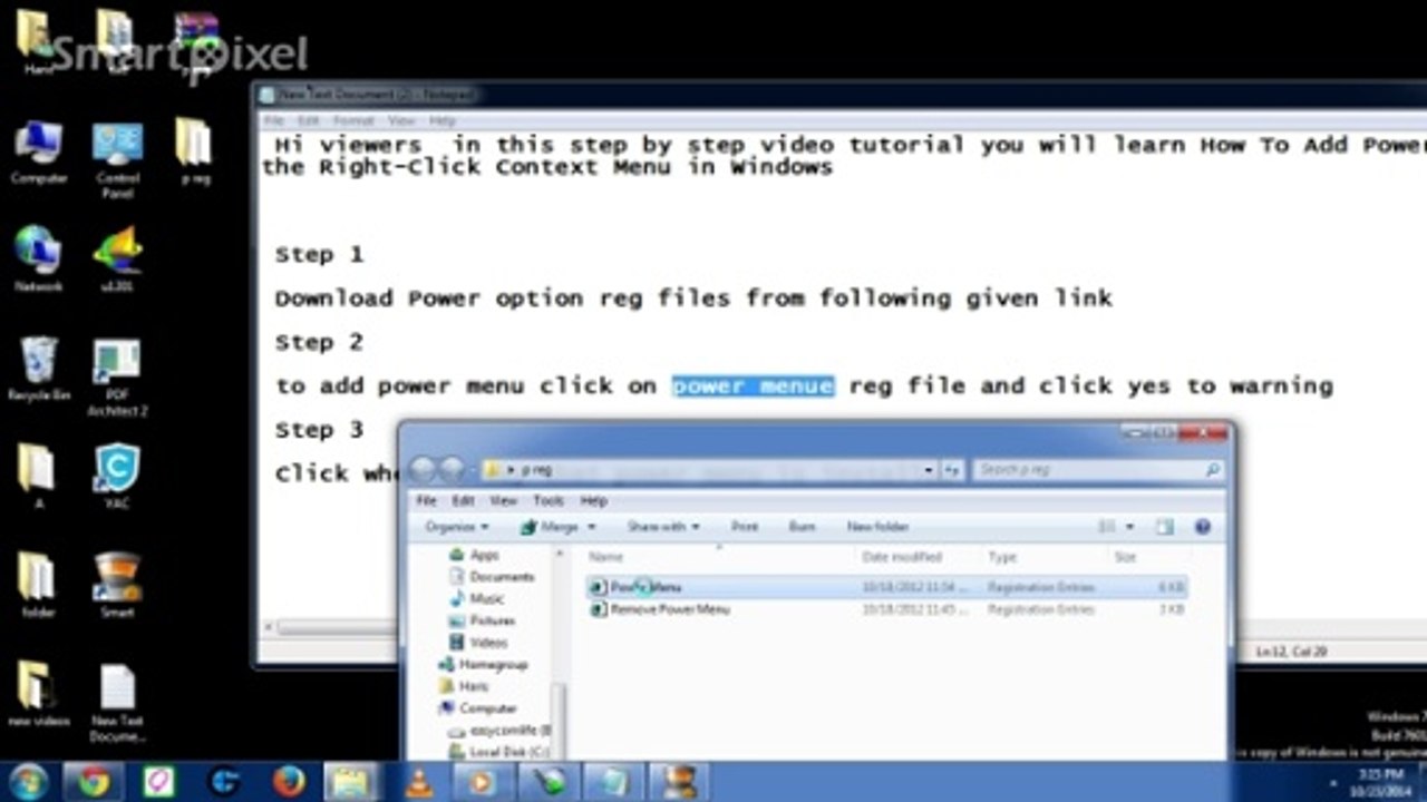 How to Add power button in right-click context menu in windows