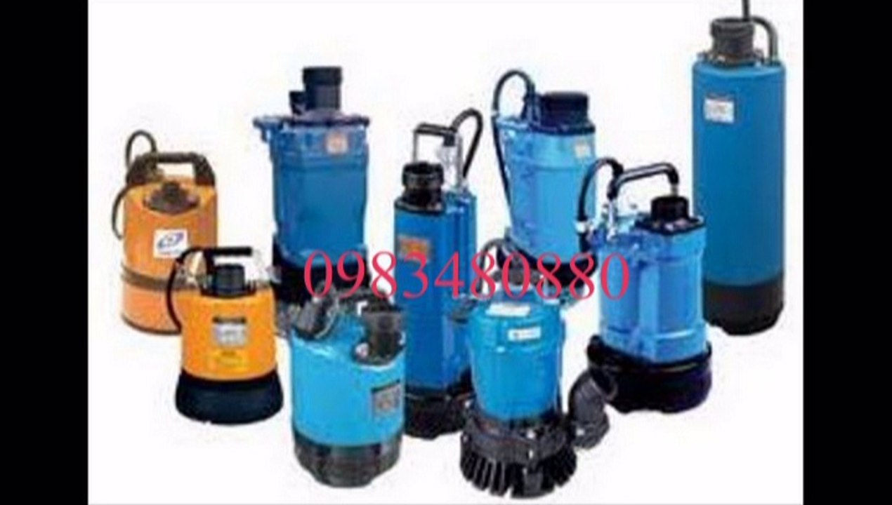 Tel:*0983480880*:Máy bơm chìm nước thải Tsurumi KTZ45.5, bơm hố móng Tsurumi