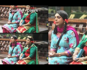 Bigg Boss 8 Diwali Special Gutthi and Palak in House