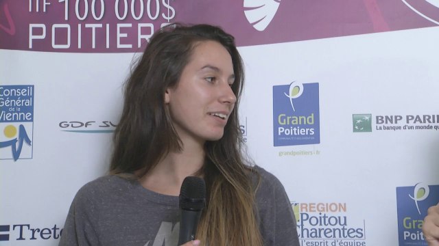 Interview Océane Dodin Internationaux Féminins de la Vienne 2014