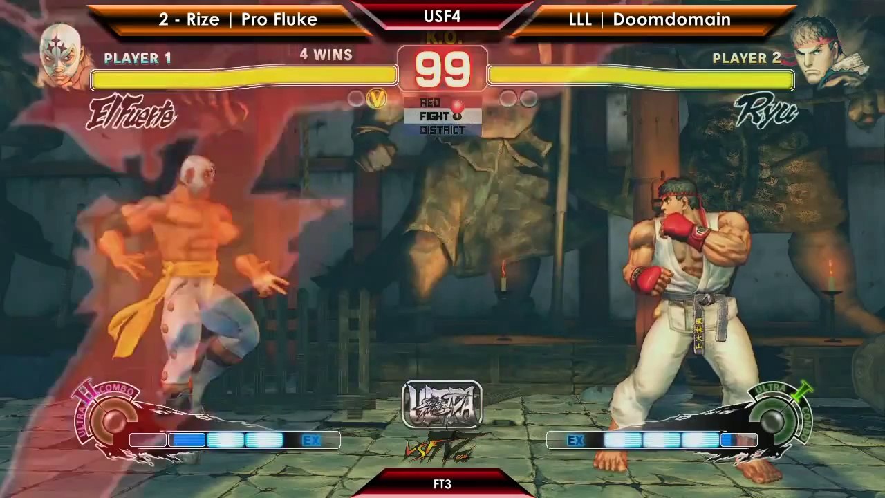 RFD III - USF4: Pro Fluke(El Fuerte) vs DDomain(Ryu), Money Match