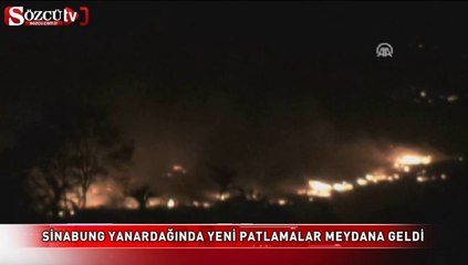 Sinabung 'da lav akmaya başladı