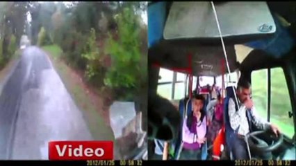 Öğrenci Servisi Kazası Saniye Saniye Görüntülendi