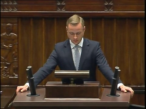 Poseł Michał Tomasz Pacholski - Wystąpienie z dnia 22 pa�dziernika 2014 roku.