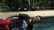 Flopping In A Pool In Super Slow Motion