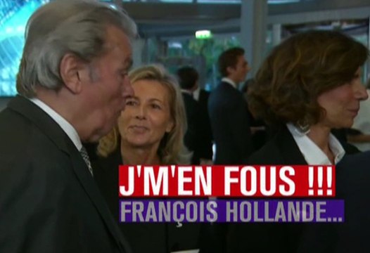 Alain Delon : François Hollande, j'm'en fous ! - ZAPPING ACTU DU 24/10/2014