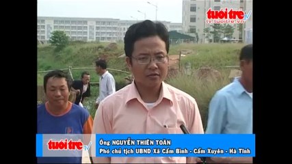 Đại học Hà Tĩnh xả thải vào khu dân cư