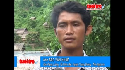 Nghệ An- Người dân lòng hồ thủy điện Bản Vẽ sống như ốc đảo